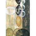thumbnail image 2 of Goldberger, Jennifer 11x14 Black Ornate Wood Framed with Double Matting Museum Art Print Titled - Half Moon I, 2 of 4