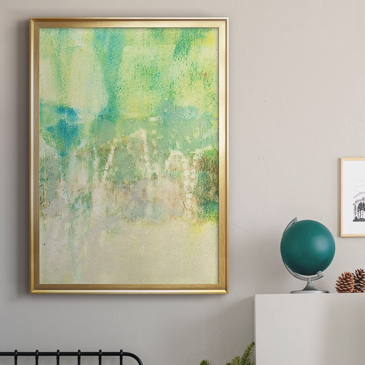 Serus II Premium Framed Print, in Gold, Black, or Silver - Ready to Hang