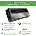 thumbnail image 5 of GERYON Vacuum Sealer Machine, Automatic Food Sealer, Starter Kit|Led Indicator Lights|Easy to Clean|Dry & Moist Food Modes| Compact Design (Silver), 5 of 18