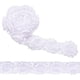 thumbnail image 1 of 5 yardas x 2.5 pulgadas de encaje de rosa de gasa blanca, adorno floral shabby chic para ocasiones especiales como bodas, despedidas de soltera, fiestas de cumpleaños infantiles y festivales., 1 of 9