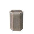 thumbnail image 3 of Jamie Young Co Porto Small Transitional Ceramic Side Table in Pistachio Brass, 3 of 4