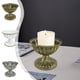 thumbnail image 1 of Jarrón de Flor de Hierro | Jarrón decorativo de bronce, blanco y plata para el centro de mesa | Soporte moderno para plantas metálicas para bodas, eventos, hogar, oficina | 1pc | 9,5x9x11,5cm, 1 of 6