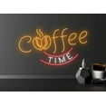 thumbnail image 3 of Glowneon Coffee Time Neon Signs, Coffee Shop Signboard Lights Decor, 3 of 4