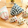 thumbnail image 2 of Cotton Blend Linen Home Storage Travel Use Printing Bag Storage Bag Bag with the Drawstring, 2 of 8