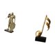 thumbnail image 5 of Figura de caballero de arte nórdico, figura abstracta de resina, escultura de nota musical, adorno creativo de mesa para escritorio, armario u oficina, 5 of 8