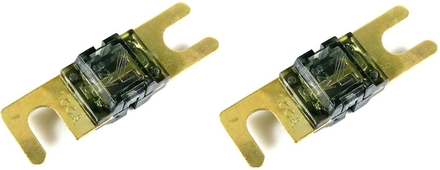 MINI ANL FUSES ABSOLUTE AFS125-4 4 PACK OF 125 AMP GOLD AFS MIDI