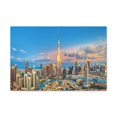 thumbnail image 3 of Dubai Daytime Skyline Canvas Artwork Breathtaking Stunning Cityscape for Home Decor Ready to Hang, 3 of 18