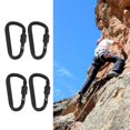 thumbnail image 2 of CEORPER Versatile Aluminum Carabiner Clip Great for Camping Backpacking Quick Lock, 2 of 9