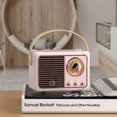 thumbnail image 1 of Bocina Bluetooth Portátil Altavoz retro compatible con Bluetooth Subwoofer clásico Decoración Mini altavoces Likrtyny Para estrenar, 1 of 7