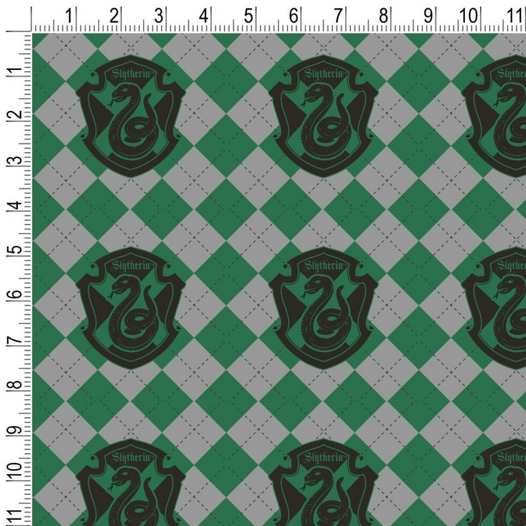 Harry Potter Slytherin Painted Crest Premium Roll Gift Wrap Wrapping Paper  