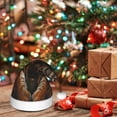 thumbnail image 6 of KLL Christmas Hats for Adults Plush Tiger In The Fallen Leaf Forest Print Santa Hat Xmas Fluffy Santa Claus Hat for Women Men, 6 of 6