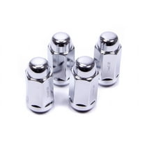 Lug Nuts M14x1 5 Set Of 24 Chrome Bulge Acorn Lug Nuts - 14x1.5 Thread, 1.9" Tall For Chevy/GMC Trucks (Aftermarket Wheels) Spike Lug Nuts Chevy Silverado 6 Lug - Foto 5