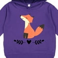 thumbnail image 3 of Inktastic Fox for Girls Woodland Animal Toddler Hoodie, 3 of 4