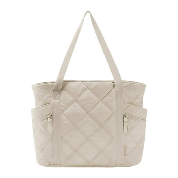 Bolso de mano para niñas para ir al trabajo Regalo de cumpleaños Viajes Vacaciones beige