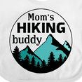 thumbnail image 4 of Inktastic Mom's Hiking Buddy with Mountains and Trees Boys or Girls Baby Bib, 4 of 4