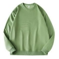 thumbnail image 4 of Ketyyh-chn99 Chandail à Col Rond pour Homme à Manches Longues Décontracté Chaud en Molleton Chandail à Col Rond pour Homme à Manches Longues Décontracté Chaud en Laine Chandail Vert Pâle,m, 4 of 4