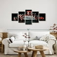 thumbnail image 2 of Elephant Stock Poker Wall Art - Horizontal Multi Panel Canvas - Living Room Wall Decor - Hobbies And Lifestyle Multi Panel - Black And Red Decor - 55" x 24", 2 of 8