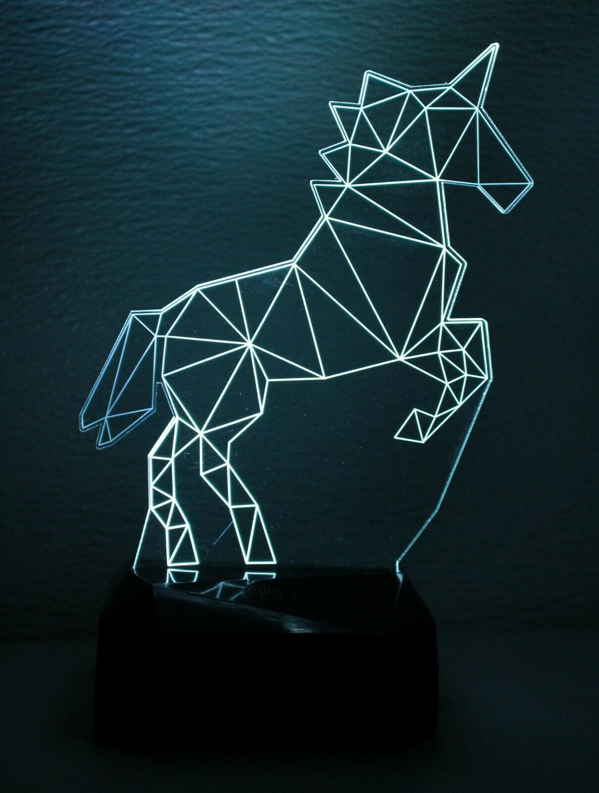 3D Night Light Unicorn Creative Lamp LED 7 Color Change Touch-Switch