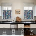 thumbnail image 4 of Kitchen Curtains 24 Inch Short - 3 Panel Set with Cute Cat Paw Pattern, Rod Pocket Window Curtain, 100% Polyester for Pet Lovers Farmhouse, Cafe, Kitchen, Bedroom, Easy Wash, 4 of 6