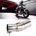 thumbnail image 3 of Accesorio de motocicleta de acero inoxidable tubo de escape medio para Kawasaki NINJIA 400 18-19 Khall QC15423, 3 of 6
