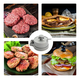 thumbnail image 2 of Prensa Carne para Hamburguesas Molde Aluminio Grosor Ajustable con 100 Papeles Antiadherentes, Máquina de Aplanador de Carne Xtellar plateado, 2 of 3