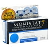 Monistat 7 Day Vaginal Antifungal Triple Action System, Combination Pack - 1 Ea