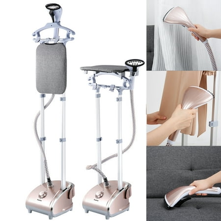 Steam Station Professional Clothes Steamer with Vertical Steaming Dry Function, 180 Degree Adjustable Board,