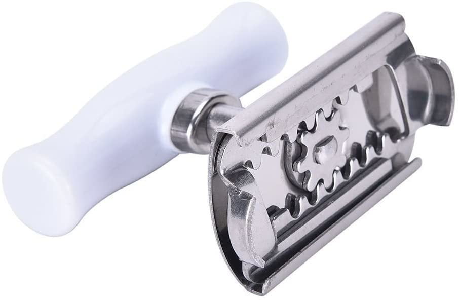 Jar Opener Can Opener Stainless Steel,Adjustable for Various Lids Bottle Cap Remover Tool Fit Seniors Arthritis Aid,Weak Hands,S-shape Handle