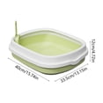 thumbnail image 3 of Dvkptbk Cat Litter Box with High Sides, Splashs Proof Designs, Open Top Cat Litter Pan Include Scoop Easy Cleaning, 3 of 6