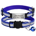 thumbnail image 3 of Pet Artist Reflective Personalized Cat Kitten Collar Custom Name Tag Safety Quick Release, 3 of 11