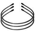 thumbnail image 1 of 3 Unids Diadema en forma de espiral unisex Deportes simples Hairhoop Invisible Headwear Antideslizante Horquilla en forma de onda para Hombre Mujer (Negro), 1 of 6