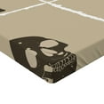 thumbnail image 2 of Ambesonne Grunge Fitted Sheet, Halloween Skulls Spooky, Twin XL Size, Tan Dark Taupe, 2 of 3