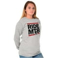 thumbnail image 3 of Ride MTB Mountain Bike Cyclist Long Sleeve TShirt Men Women Brisco Brands S, 3 of 5