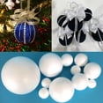 thumbnail image 2 of Bolas de espuma de poliestireno para modelar, 10/50/100, 1-10 cm, color blanco, para manualidades, para decoración de bodas, cumpleaños, fiestas y Navidad, 2 of 5