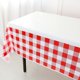 thumbnail image 1 of Penkiiy Pink Gingham Party Suministros Pink Gingham Platos de papel y servilletas Pink Platos a cuadros desechables Pink y blanco Plaid Party Decoración para cumpleaños Familia Otoño Picnic BBQ Party, 1 of 6