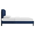 thumbnail image 2 of Alessi Performance Velvet King Platform Bed Navy, 2 of 7