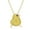Yellow, variant on Women's 2.75CT TGW Created Blue and White Sapphire Sterling Silver Pendant