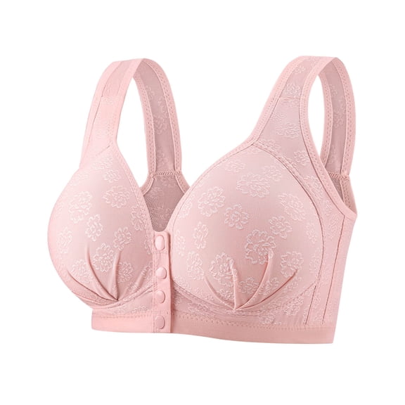 Admvng Women's Front Closure Bra Wireless Comfort Sleep Everyday Bra