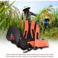 thumbnail image 5 of Arnés de doble correa universal con correas ajustables para los hombros, cómodo para desbrozadora, cortadora de césped, máquina de jardinería con soporte para cepillo, accesorio de cinturón de nailon, 5 of 5