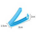 thumbnail image 2 of Un juego de 5 mini selladores de tiras portátiles azules, 8 cm × 1,5 cm × 2 cm clip de sellado para conservación de alimentos clip para refrigerios clip de plástico clip para bolsas de alimentos, 2 of 5