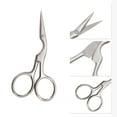 thumbnail image 3 of Unique Bargains 1 Pc Women Wrinkle Free Scissors Facial Hair Scissors For Bathroom Stainless Steel Silver Tone, 3 of 4