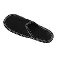 thumbnail image 5 of Unique Bargains 1 Pair Disposable Slippers Foldable Closed Toe Hotel Slippers Large Black, 5 of 5