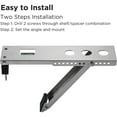 thumbnail image 5 of TURBRO Universal Window Air Conditioner Support Bracket - Up to 100 lbs - Fits 5,000 to 12,000 BTU, 5 of 5