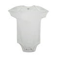 thumbnail image 2 of (2 pack) Gildan Cotton White Infant Bodysuit Ages 0-6 Months, Unisex, 1 Each, 2 of 6