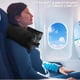 thumbnail image 3 of Almohada de viaje rellenable, almohada de cuello rellenable para viajes, almohada de cuello de viaje rellena con ropa, paño suave sin relleno, se adapta a lo esencial de 3 días, 3 of 3