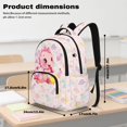 thumbnail image 6 of KUIFORTI Pink Dragon Bookbag and Lunchbox Set 4 piece Durable Boys Kids Backpack with Pencil Bags Water Bottle Sleeve for Teens Elementary Middle School, 6 of 7