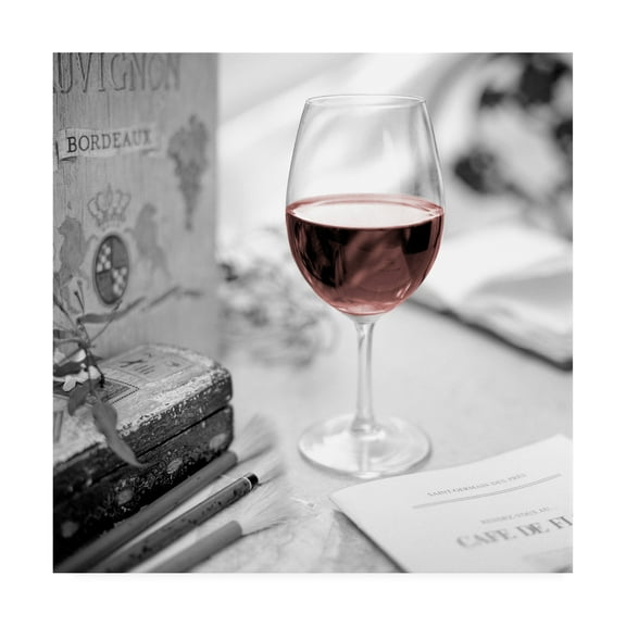 Trademark Fine Art 'Vin Rouge' Canvas Art by Alan Blaustei