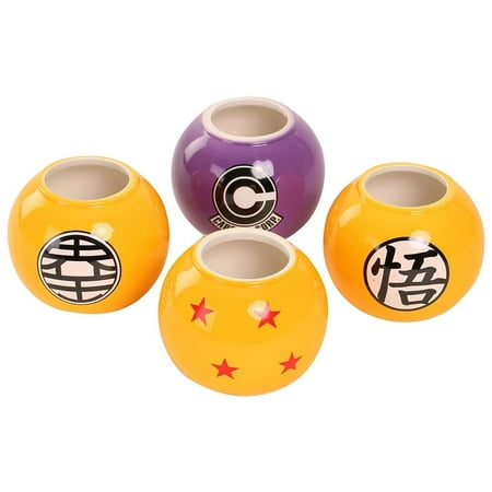 - Dragon Ball Z Mini Molded Mug 4-Pack
