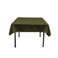 thumbnail image 1 of LA Linen TCpop58x58-OliveP21 Polyester Poplin Square Tablecloth, Olive - 58 x 58 in., 1 of 1