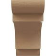 thumbnail image 2 of 4"W x 8"D x 8"H Classic New Brighton Rough Cedar Woodgrain TimberThane Corbel, Primed Tan, 2 of 6